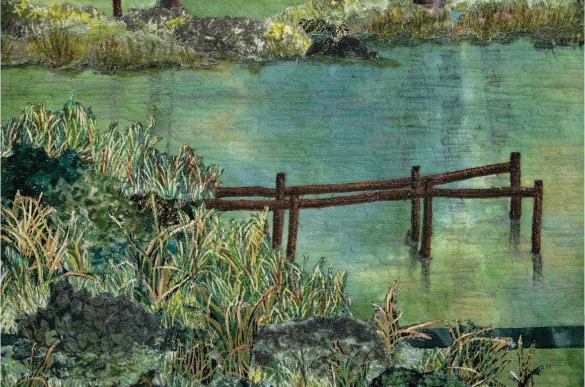 The Art of Landscape Quilting by Nancy Zieman and Natalie Sewell - Softcover book with 16 step-by-step projects + 20 partial projects.