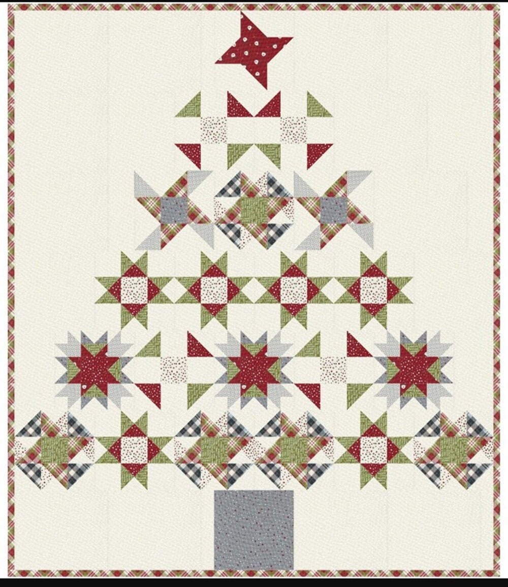 Christmas at Home Pattern by LavenderLime - 36-1/2" x 42-1/2"