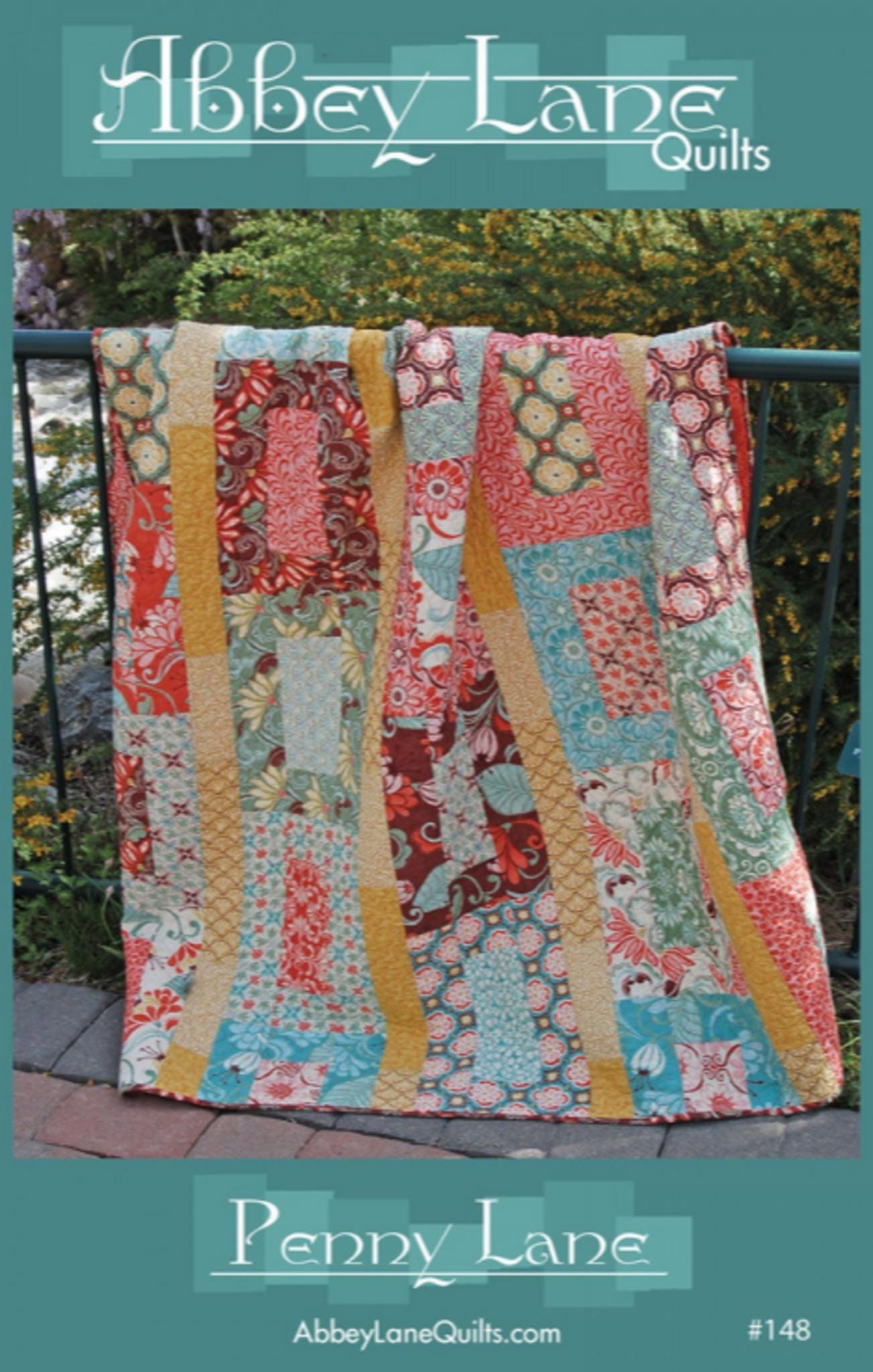 Penny Lane Quilt Pattern by Janice Liljenquist and Marcea Owen, From Abbey Lane Quilts - 60in x 75in