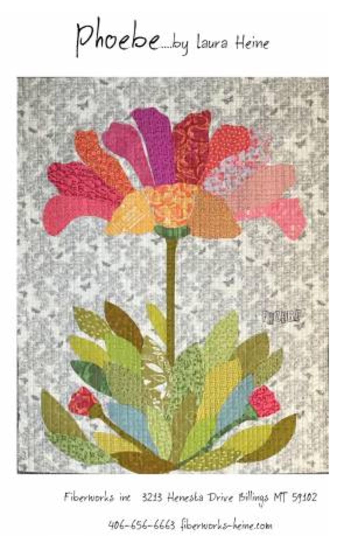 Phoebe Collage Pattern by Laura Heine - Finished size approximately 41" w x 52" h