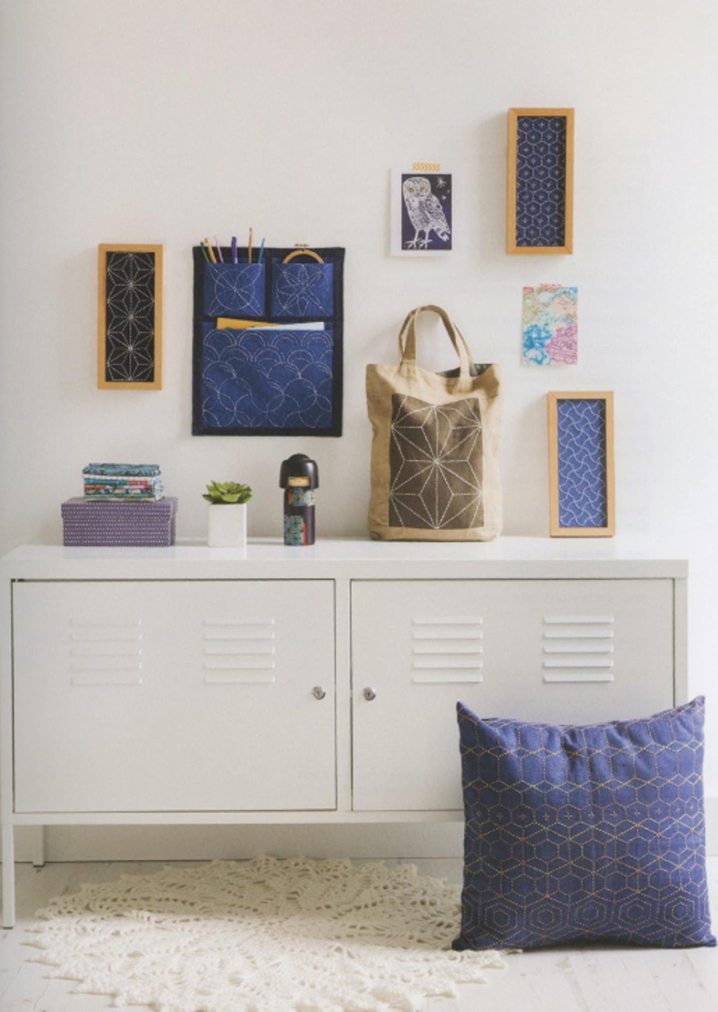 Simple Sashiko book by Susan Briscoe - 8 Sashiko Sewing Projects for the Modern Home