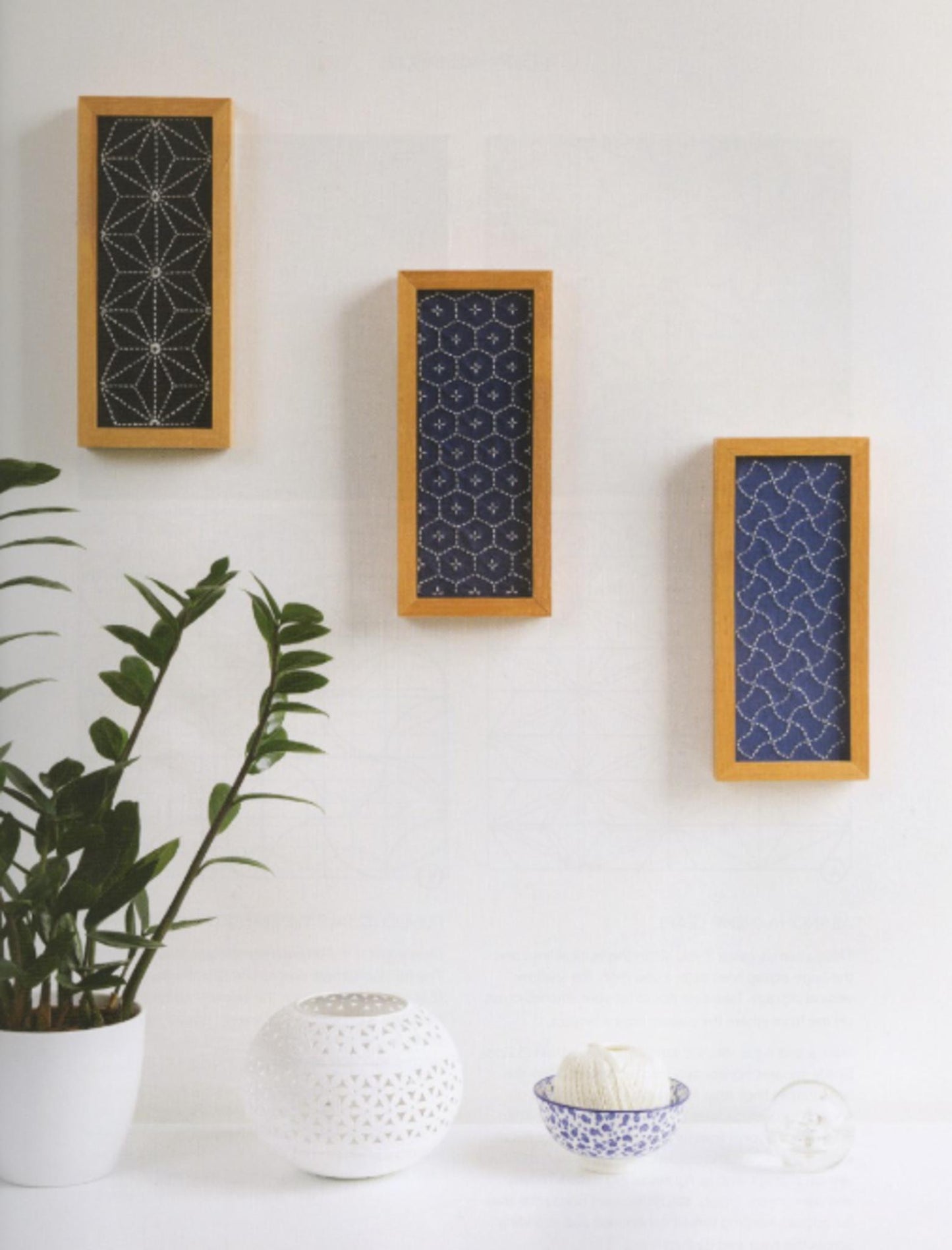 Simple Sashiko book by Susan Briscoe - 8 Sashiko Sewing Projects for the Modern Home