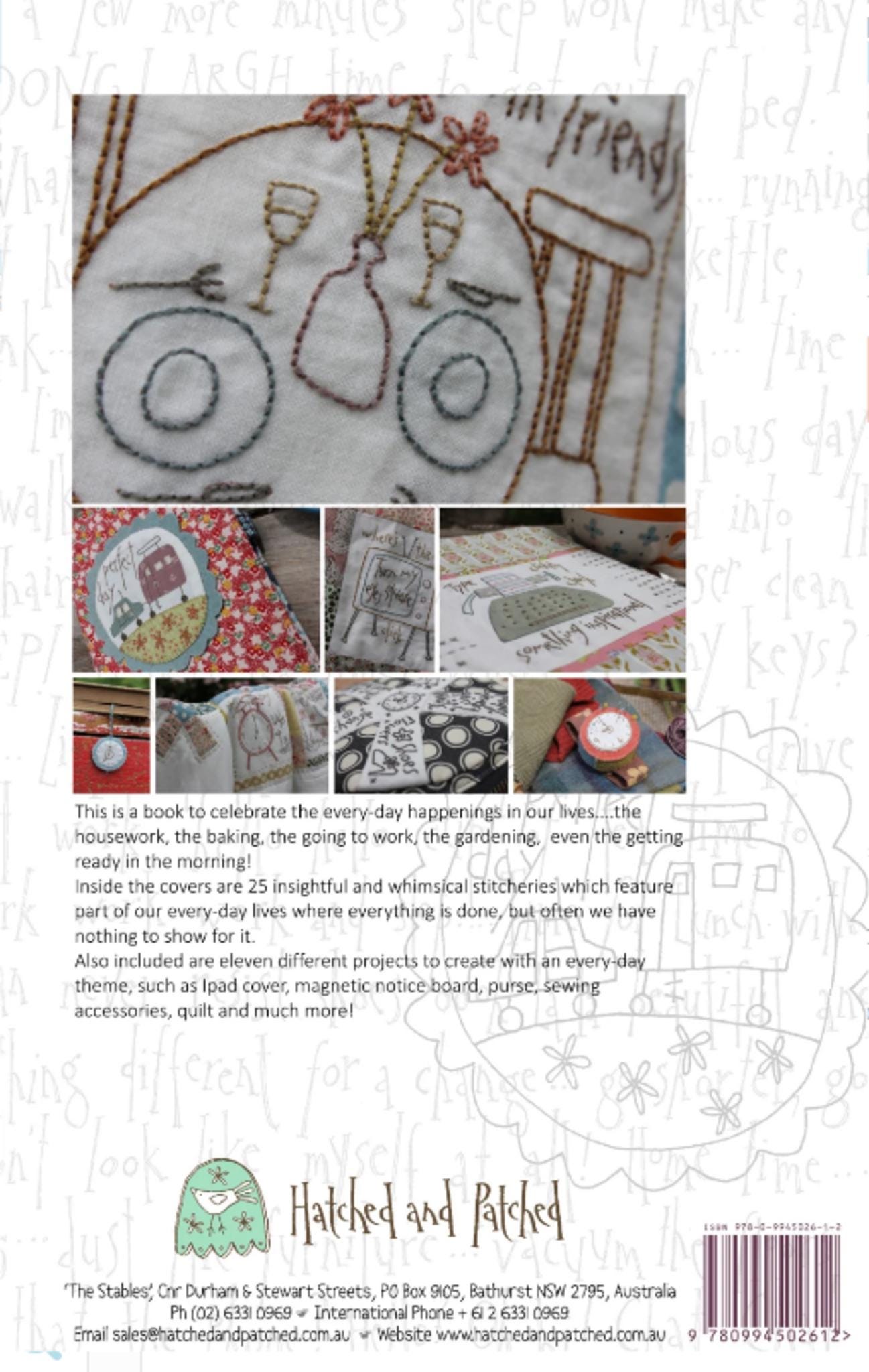 The Story of My Day Quilt Project and More by Anni Downs. for Hatched and Patched.