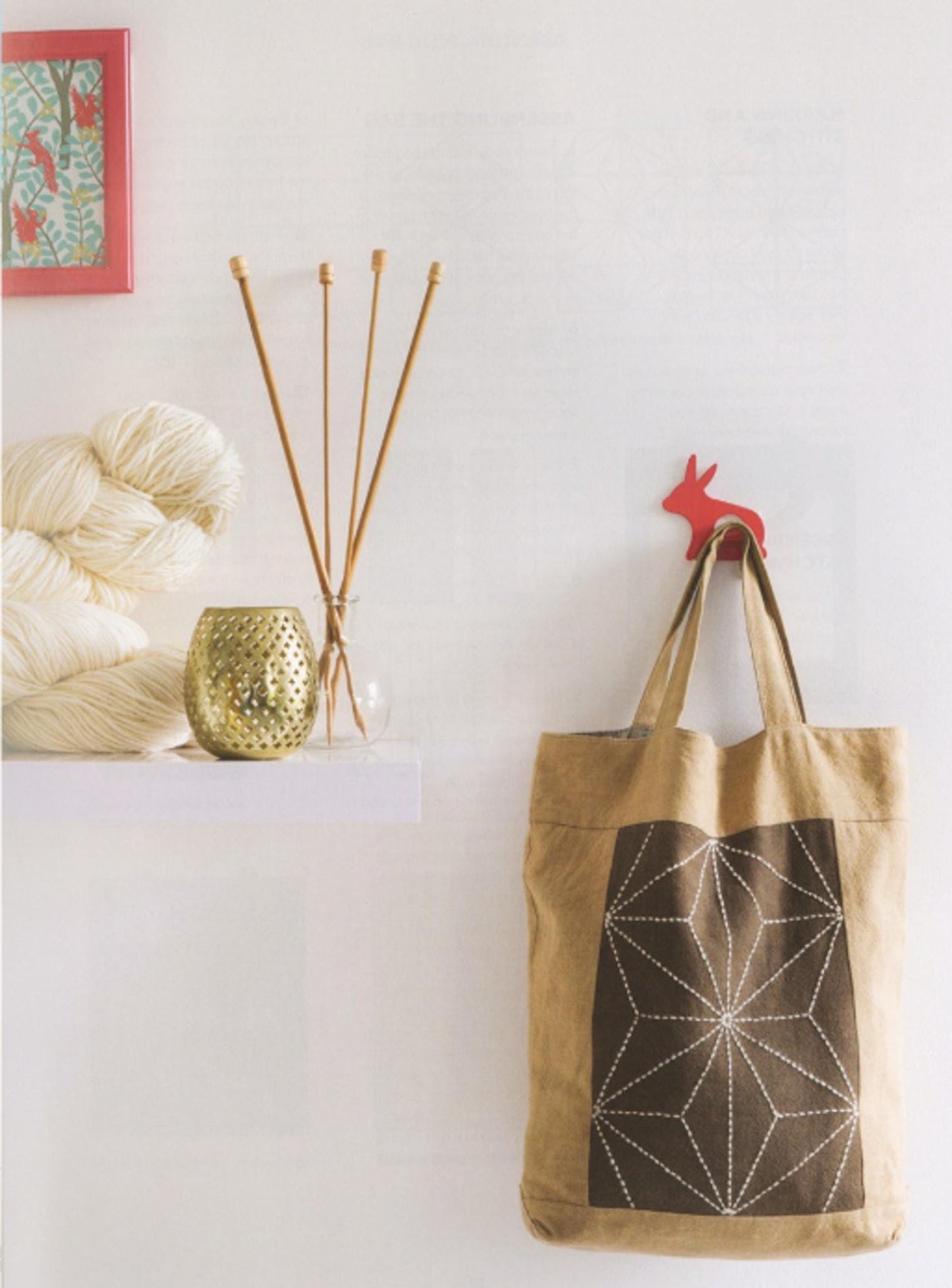 Simple Sashiko book by Susan Briscoe - 8 Sashiko Sewing Projects for the Modern Home