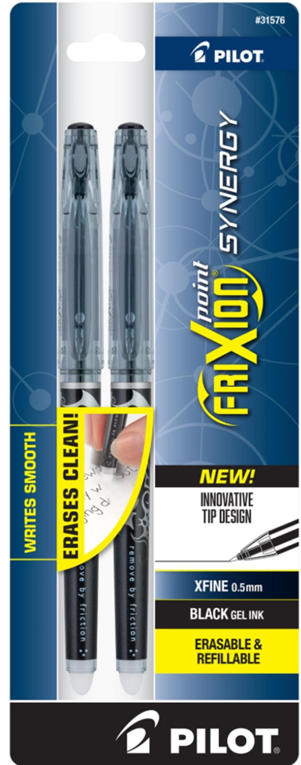 Pilot Frixion Xfine marking pen. Includes 2 black 0.5 mm pens.