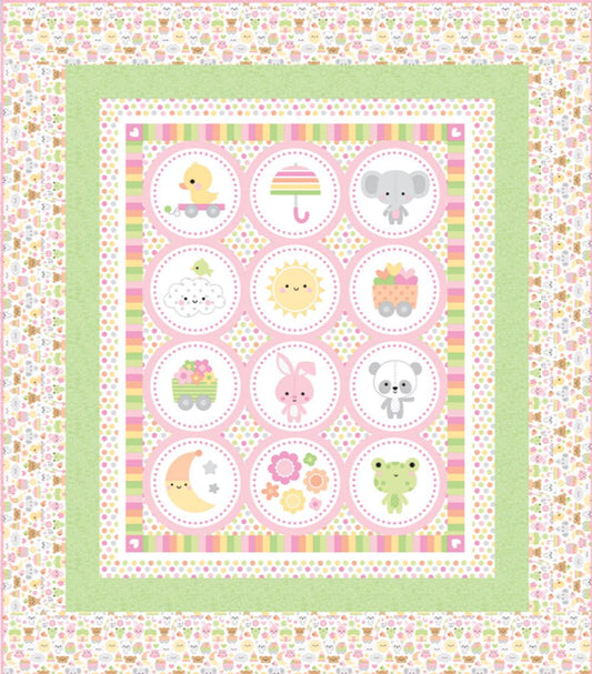 Riley Blake Bundle of Joy Panel Quilt Boxed Kit Free Shipping! 52" x 59.5"