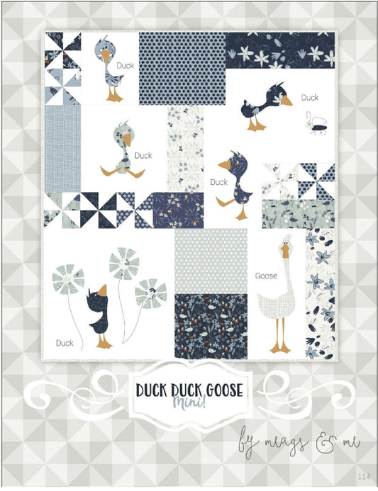 Duck Duck Goose MINI Pattern by meags & me. Finished size approximately 40" x 45"