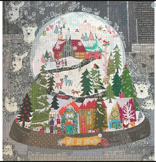 Let it Snow Pattern by Laura Heine - finished size approx 36" W x 37" L pattern only