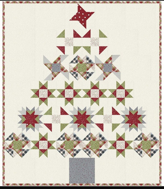 Christmas at Home Pattern by LavenderLime - 36-1/2" x 42-1/2"