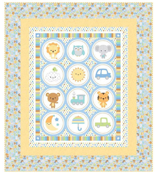 Riley Blake Special Delivery Panel Quilt Kit Free Shipping! 52" x 59.5"