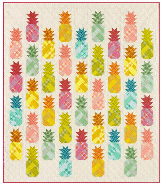 Pineapple Farm Quilt Kit by Elizabeth Hartman - Includes Pattern+Fabric to complete top. Approx size 60"x70" Free Shipping!
