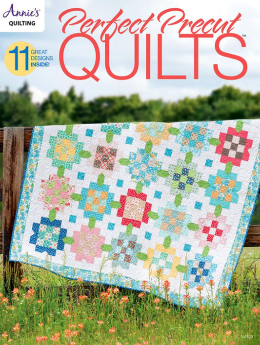 Perfect Precut Quilts from Annies - Softcover book with 9 designs using 5" and 10" squares