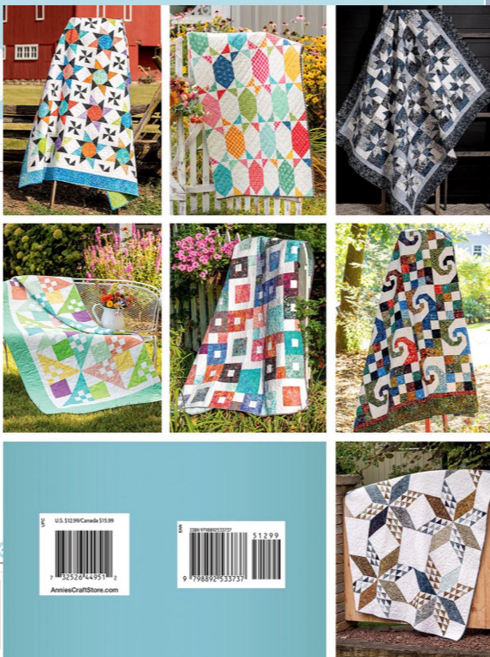Forever Fabulouse Fat Quarter Quilts from Annies - Softcover book with 9 designs using Fat Quarters
