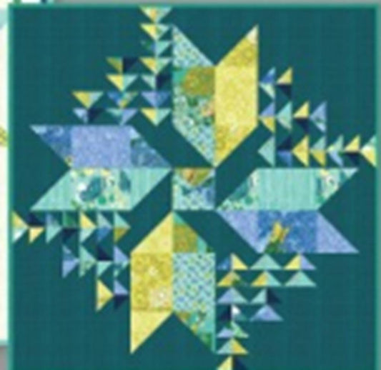 Wind Drifter Quilt Pattern by Robin Pickens - 2 sizes included - pattern only