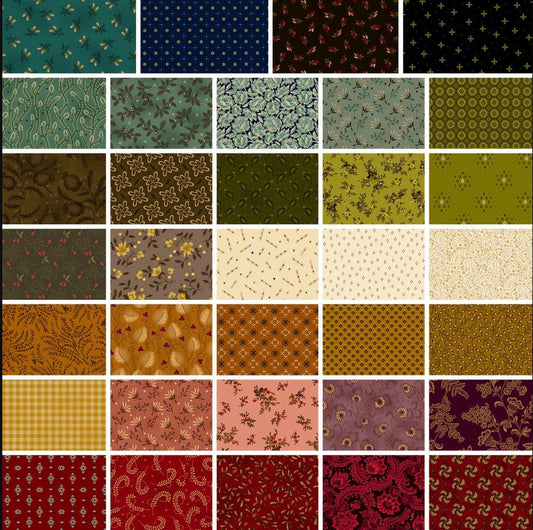 Scrap Basket Favorites Fat Quarter Collection by Kim Diehl - 34 Fat Quarter Collection - Free Shipping