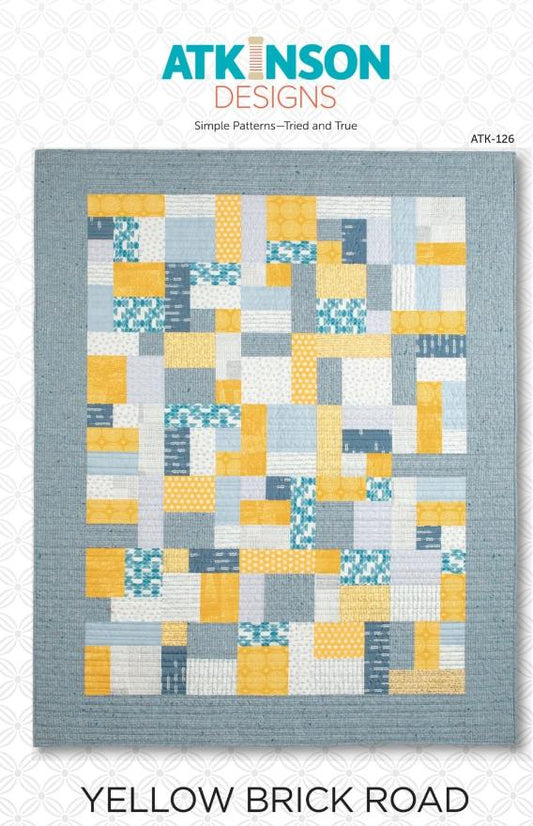 Yellow Brick Road Quilt Pattern by Terry Atkinson. Multiple sizes