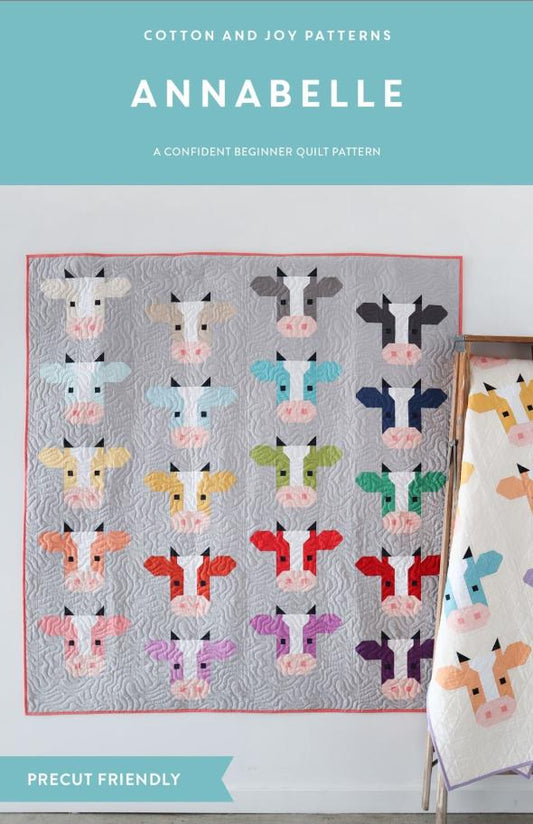 Annabelle Quilt Pattern by Cotton and Joy Patterns - includes instructions for 3 sizes