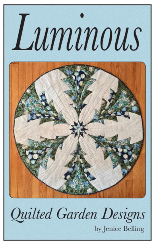 Luminous Quilt Pattern by Jenice Belling - finished size 42" x 42"