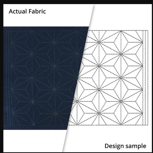 Olympus Sashiko Placemat - 12.5" x 18" Navy Blue
