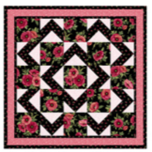 Walk About Quilt - by Ann Lauer - 4 sizes include - pattern only
