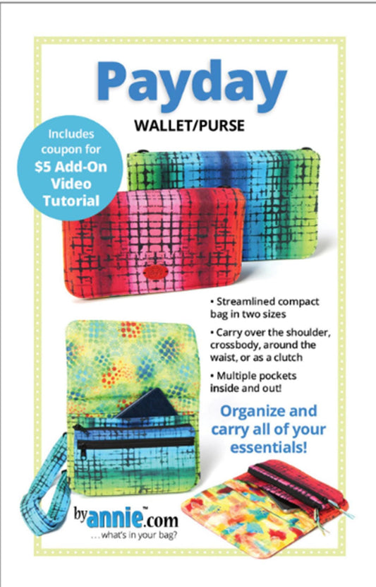 Payday wallet/purse pattern by Annie Unrein