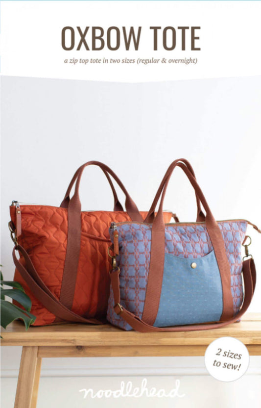 Oxbow Tote by Anna Graham for Noodlehead - Two sized included in pattern