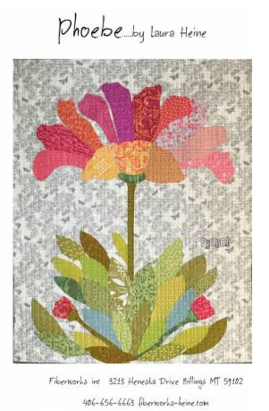 Phoebe Collage Pattern by Laura Heine - Finished size approximately 41" w x 52" h
