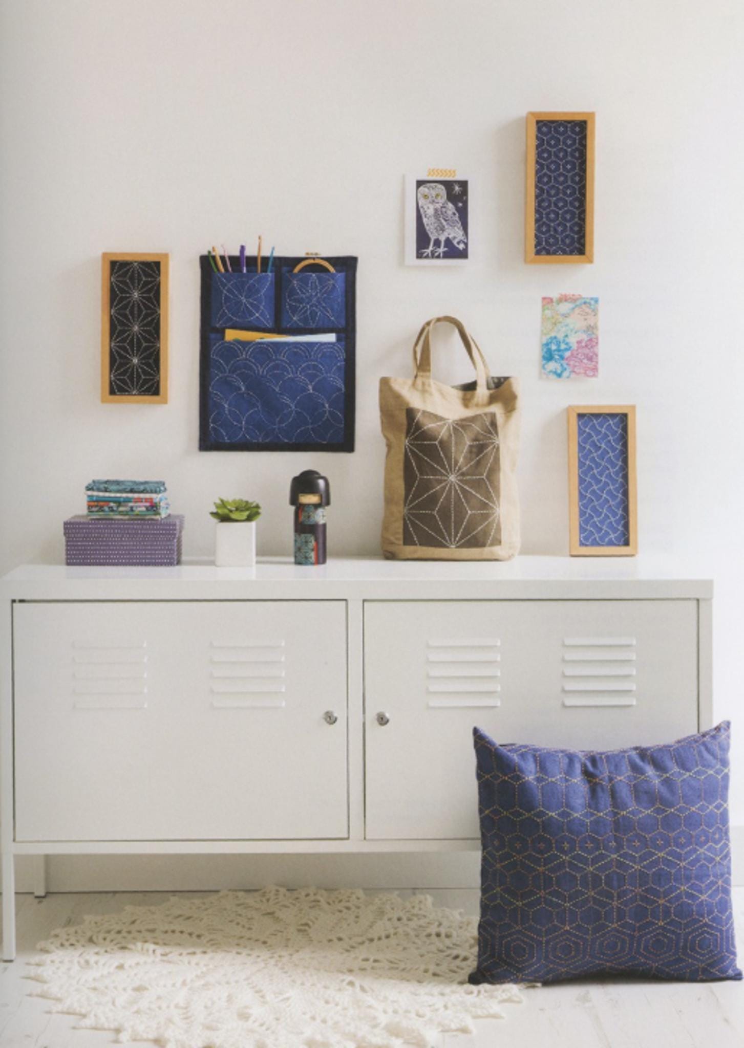 Simple Sashiko book by Susan Briscoe - 8 Sashiko Sewing Projects for the Modern Home
