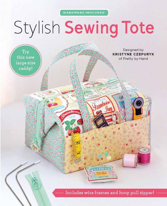 Stylish Sewing Tote with Hardware designed by Kristyne Czepuryk