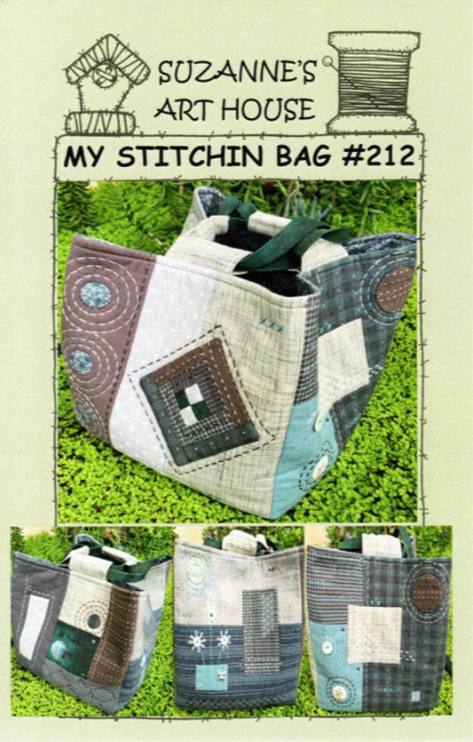 My Stitchin Bag by Suzanne Wenzlick - Rice Bag Pattern 8.5" x 8.5" x 8.5"