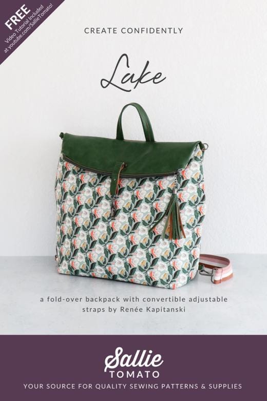 Lake Bag Pattern from Sallie Tomato