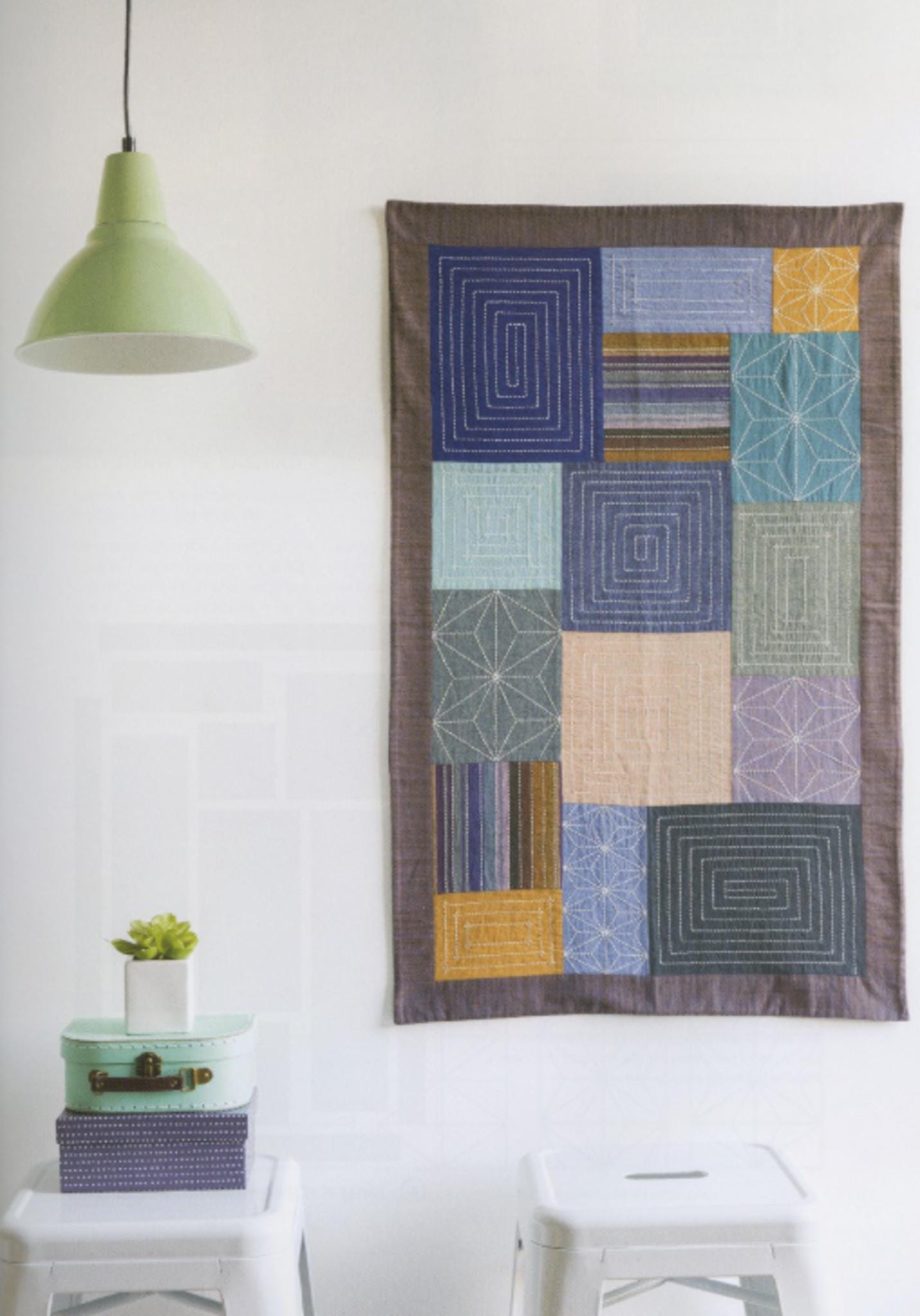Simple Sashiko book by Susan Briscoe - 8 Sashiko Sewing Projects for the Modern Home