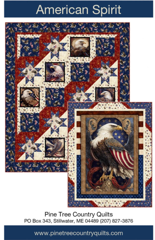 American Spirit Quilt from Pine Tree Country Quilts by Sandy Boobar and Sue Harvey-2 sizes