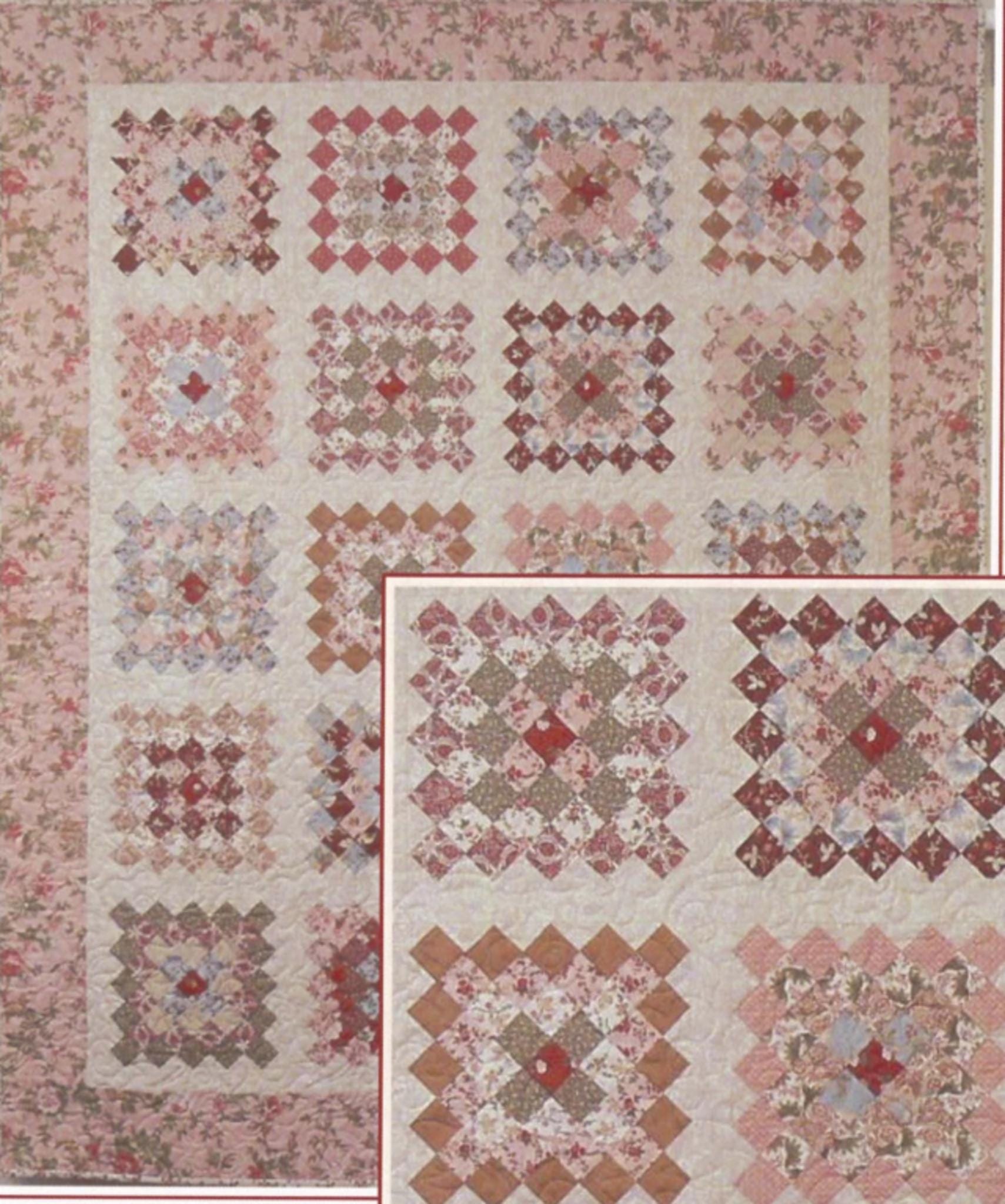 Confetti Cake Quilt Pattern by Margo Languedoc of Pattern Basket - Precut Friendly; 64"x76"