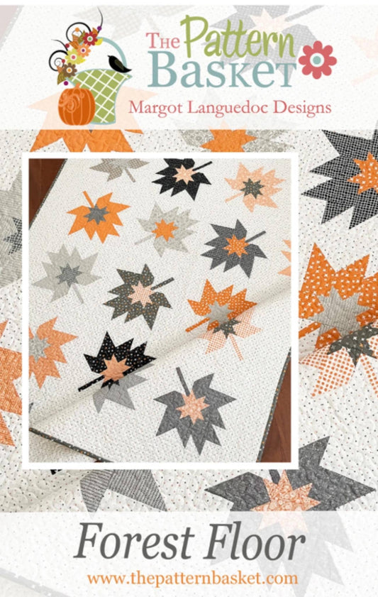 Forest Floor Quilt Pattern by Margot Languedoc Designs - 52" x 65.5"