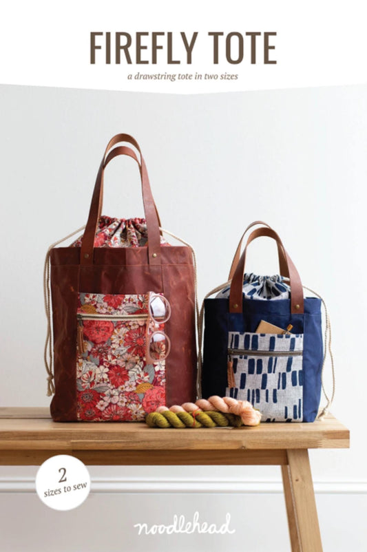 Firefly Tote Bag Pattern Designed by Anna Graham - includes 2 sizes