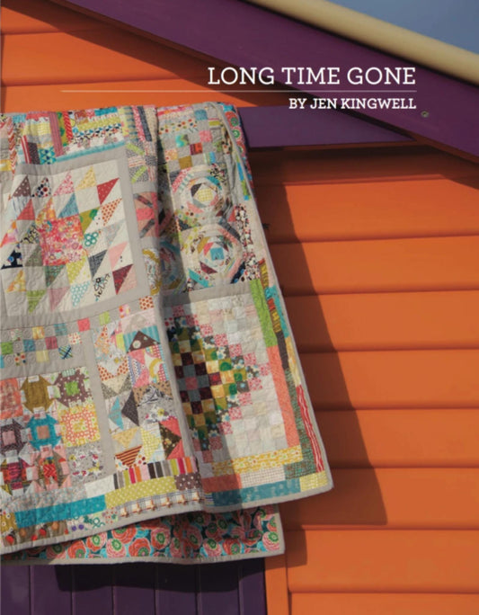 Long Time Gone Pattern Booklet by Jen Kingwell - 66.5" x 67.5"