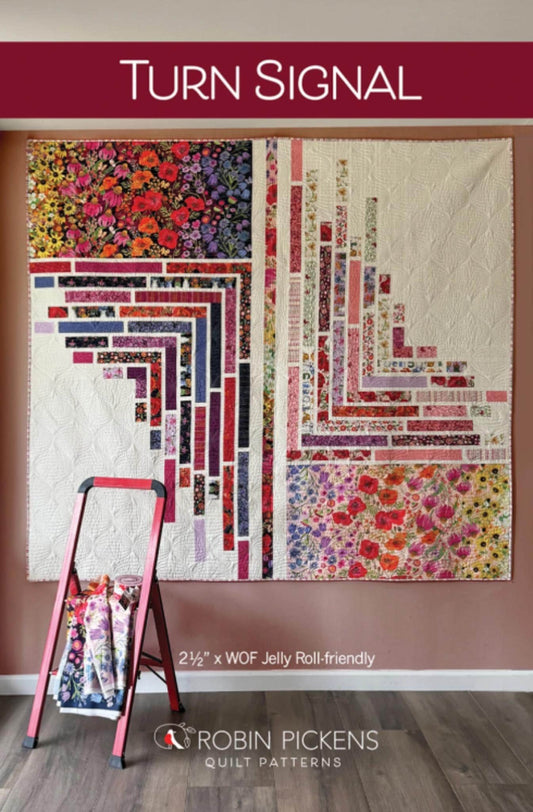 Turn Signal Quilt Pattern by Robin Pickens - 87 x 80 - pattern only