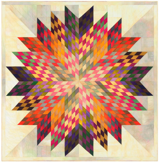 Big Sky Stars Quilt Kit - approx 85" x 85" - Free Shipping! Features fabric from Jennifer Sampou and Pattern by Lindlee Smith