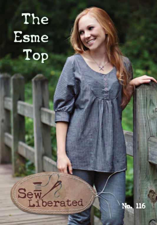 The Esme Top pattern from Sew Liberated - fabric not included