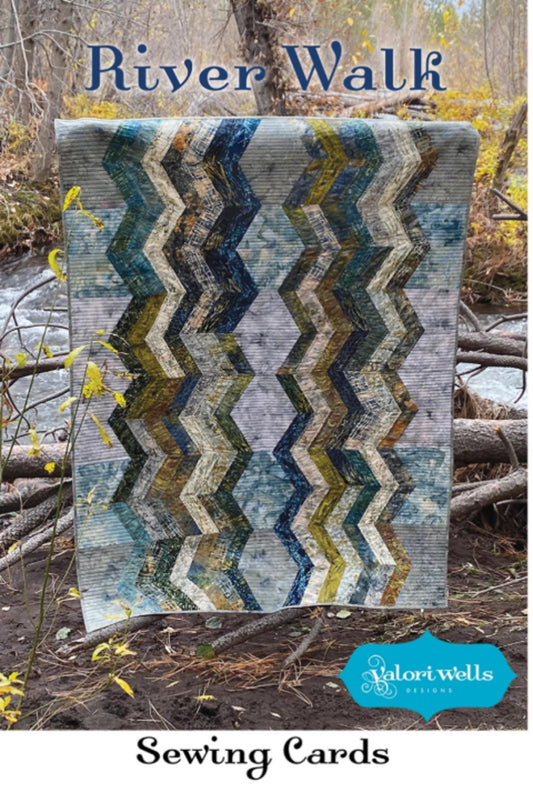 River Walk quilt pattern (sewing card) from Valori Wells Designs